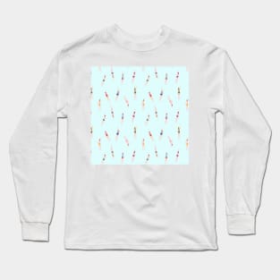 swimmers in the pool Long Sleeve T-Shirt